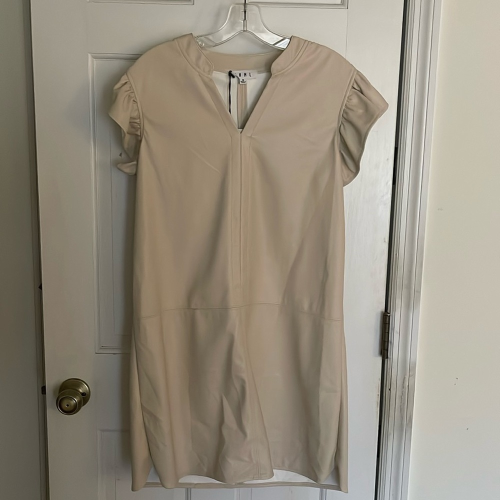 THML faux leather dress size S NWT
